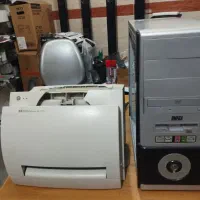 کیس ddr2 به همراه پرینتر لیزری hp 1100