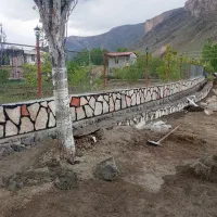 دیوار نما‌،بند کشی،فنس،جدول،کف استخر