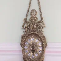 ساعت دیواری برنز اصل قدیمی