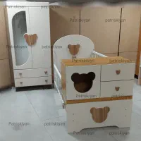 کمدسیسمونی نوزاد مدل خرسی تخت کودک نوجوانی