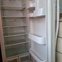 یخچال فریزر دوقولو بزرگ الکترو استیل سالم