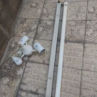 لوسترسه شاخه ودوعد مهتابی بدون لامپ