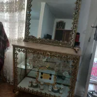 آینه کنسول ومیز تلوزیون برنز درنو