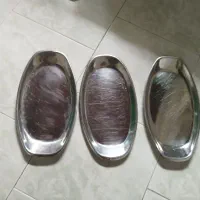 چهار عدد دیس  استیل مرغ وکتلت