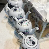 یک دست قوری طرح انگوری ژاپنی