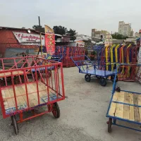 گاری چهار چرخ دستی حمل کالا دو چرخ کالابر پاپ