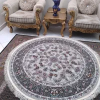 فرش ماشینی گرد قطر ۱.۵ نو کاور آکبند