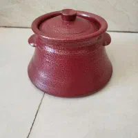 قابلمه سفالی طرح چکشی