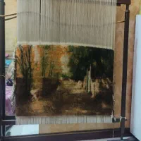 تابلوفرش کوچه باغ