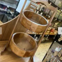 سبد سیب پیاز چوبی