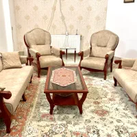 سرویس مبل ۷ نفره به همراه میز جلو مبلی