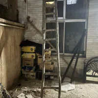 پله چوبی