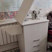 میز چرخ خیاطی تاشو با صندلی