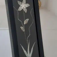 قاب گل نقره