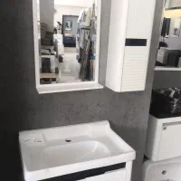روشویی کابین دار فلت آترا درب بغل بازشو ضدآب pvc