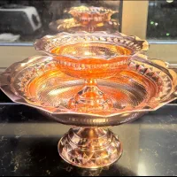 میوه و آجیل خوری مسی نانو طرح الماس فضلی زنجان