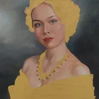 تابلو نقاشی بانو