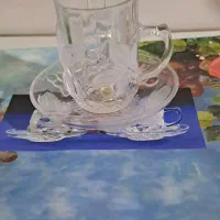 تعدادی ظرف پذیرایی