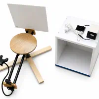 لوازم عکاسی میز 360 درجه عکاسی+ لایت باکس