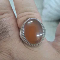 انگشتر قدیمی عقیق یمنی