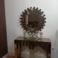 اینه کنسول همراه جا شمعی