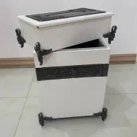 سطل و جادستمالی چوبی