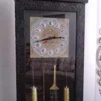 ساعت ایستاده چوبی
