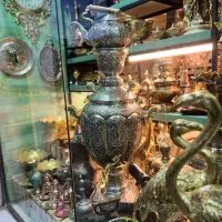 سماور سلطنتی مسی قلم لیلی مجنون