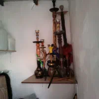 قلیان چوب و برنج و ترکی
