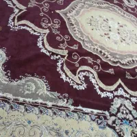 قالی کارکرده تمیز