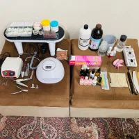 پک کامل کاشت ناخن /با دستگاه/آماده کار