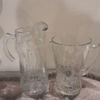 دوتا پارچ و سه تا تابه شیشه ای با هم ۷۰۰