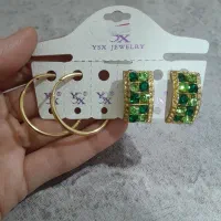 گوشواره حلقه ای ومیخی مجلسی