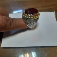 انگشتر یاقوت شمش رکاب دست ساز