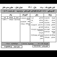 فیش حقوقی سراسر استان ها (قیمت مناسب)