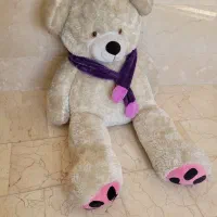 عروسک خرس سفید بزرگ ۱۶۰ سانتی