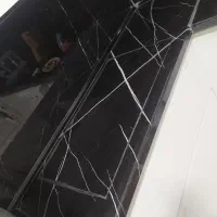 چوب ۵سانتی مشکی با رگه های سفید