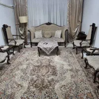 مبل استیل چوبی