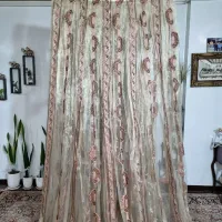 پرده حریر کاملا نو