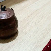 دیگ کوچک مسی کهنه