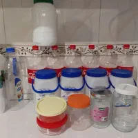 ظرف و ظروف شیشه و پلاستیکی