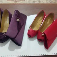 کیف کفش مجلسی زنانه ست سایز 39وسایز37