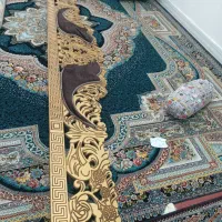 کتیبه پرده سلطنتی  باروکش پارچه مخمل نو