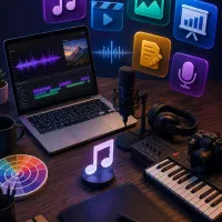 تولید محتوا، تصویر، موسیقی و ویدیو