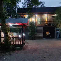 اجاره ویلا و کلبه سوئدی کنار رودخانه و جنگل