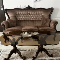 ست مبل ۹ نفره و میز عسلی بهمراه ناهار خوری