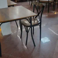 صندلی لهستانی چوبی فلزی