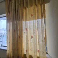 دو عدد پرده ریلی