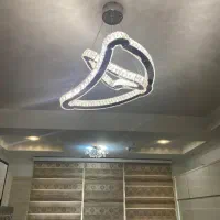 لوستر کریستالی مدرن دو عدد