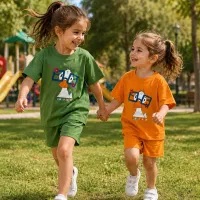 تیشرت شلوارک های دخترانه و پسرانه